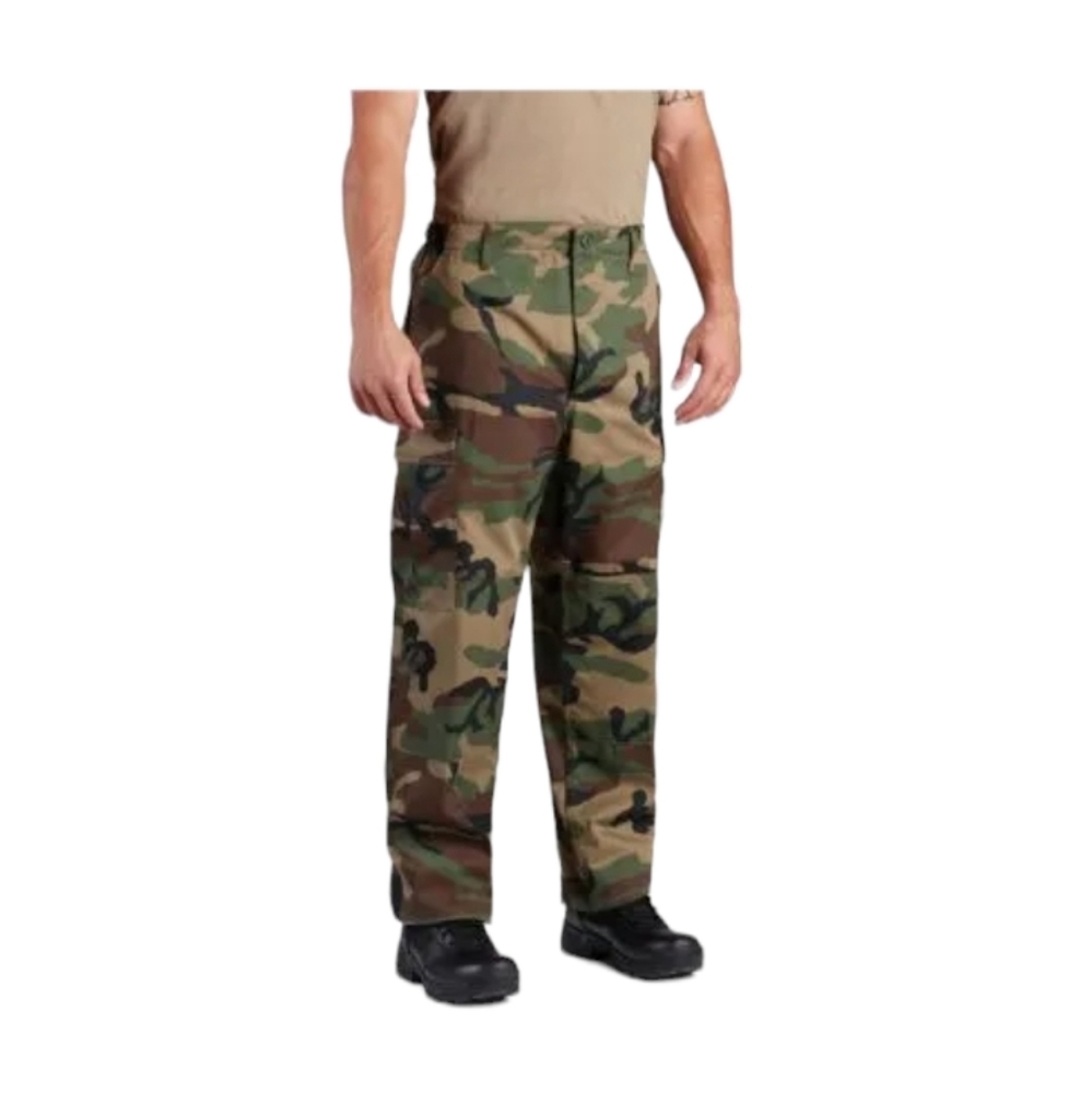 Authentic Cold War NATO issued Camo Pants Adjustable up to Size 31 -35